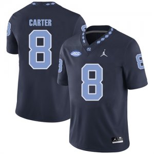 North Carolina Tar Heels 8 Michael Carter Black College Football Jersey