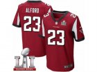 Mens Nike Atlanta Falcons #23 Robert Alford Elite Red Team Color Super Bowl LI 51 NFL Jersey