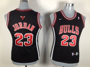 women nba chicago bulls #23 jordan black