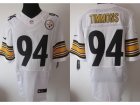 Nike NFL Pittsburgh Steelers #94 Lawrence Timmons White Elite Jerseys