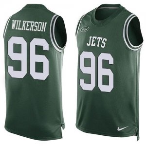 Nike New York Jets #96 Muhammad Wilkerson Green Team Color Men Stitched NFL Limited Tank Top Jersey