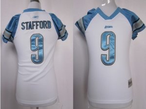 women nfl detroit lions #9 staffordshire field flirt fashion white