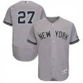 Mlb new york Yankees # 27 Giancarlo Stanton Gray Flexbase Jersey