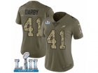 Women Nike Philadelphia Eagles #41 Ronald Darby Limited Olive Camo 2017 Salute to Service Super Bowl LII NFL Jersey