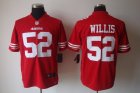 Nike San Francisco 49ers #52 Willis red Game Jerseys