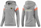 Women Jacksonville Jaguars Logo Pullover Hoodie-010