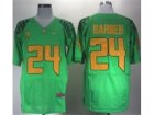 Ncaa Oregon Ducks Kenjon Barner #24 Green College Football Jerseys