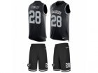 Mens Nike Oakland Raiders #28 Gareon Conley Limited Black Tank Top Suit NFL Jersey