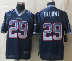 Nike New England Patriots #29 Blount blue Jerseys(Drift Fashion Elite)