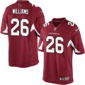 Mens Nike Arizona Cardinals #26 Brandon Williams Limited Red Team Color NFL Jersey