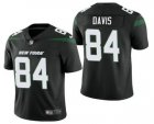 Mens New York Jets #84 Corey Davis Black 2021 Vapor Untouchable