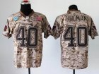 2013 Nike NFL Arizona Cardinals #40 Pat Tillman Camo NFL Elite USMC Jersey(USA)