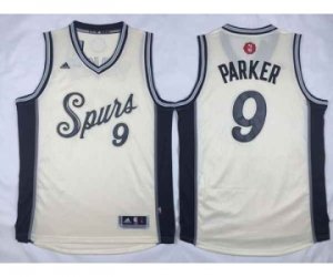 nba san antonio spurs #9 parker white[2015 Christmas edition]