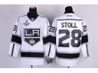 nhl los angeles kings #28 stoll white-black[2012 stanley cup champions]