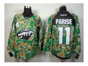 nhl jerseys minnesota wild #11 parise camo[patch A][parise]