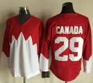 Olympic CA. #29 Canada RedWhite 1972 Commemorative CCM Stitched NHL Jersey