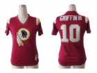 Nike Women Washington Redskins #10 Robert griffin iii field flirt fashion red(2012)