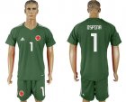 Colombia 1 OSPINA Army Green Goalkeeper 2018 FIFA World Cup Soccer Jersey