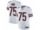 Mens Nike Chicago Bears #75 Kyle Long Vapor Untouchable Limited White NFL Jersey