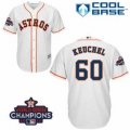 Astros #60 Dallas Keuchel White New Cool Base 2017 World Series Champions Stitched MLB Jersey