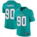 Nike Dolphins #90 Charles Harris Aqua Vapor Untouchable Limited Jersey