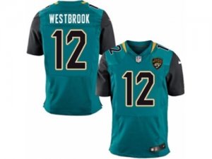 Mens Nike Jacksonville Jaguars #12 Dede Westbrook Elite Teal Green Team Color NFL Jersey