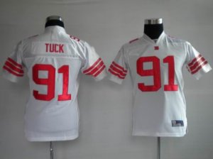 nfl new york giants #91 tuck white[kids]