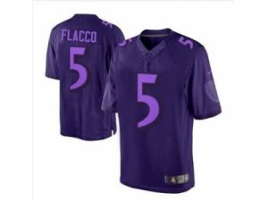 Nike jerseys baltimore ravens #5 joe flacco purple[Drenched Limited]