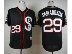 MLB Chicago White Sox #29 Jeff Samardzija Black New Cool Base Stitched Baseball jerseys