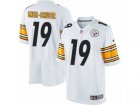 Mens Nike Pittsburgh Steelers #19 JuJu Smith-Schuster Limited White NFL Jersey