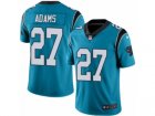 Men's Nike Carolina Panthers #27 Mike Adams Limited Blue Rush NFL Jersey