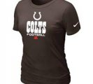 Women Indianapolis Colts Brown T-Shirt