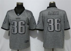 Nike Eagles #36 Jay Ajayi Gray Gridiron Gray Vapor Untouchable Limited Jersey