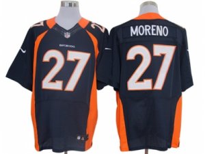 Nike NFL Denver Broncos #27 Knowshon Moreno Blue Jerseys(Elite)