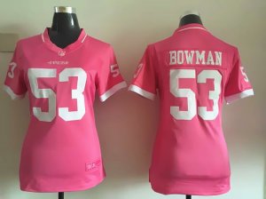 2015 Nike Women New 49ers #53 NaVorro Bowman pink jerseys