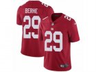 Mens Nike New York Giants #29 Nat Berhe Vapor Untouchable Limited Red Alternate NFL Jersey