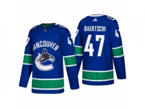 Mens adidas Vancouver Canucks #47 Sven Baertschi 2017-2018 Season Home Jersey