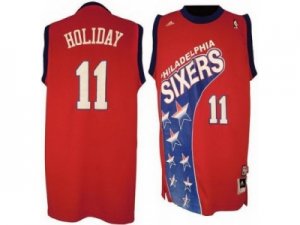 NBA Philadelphia 76ers #11 Jrue Holiday red(Revolution 30 Swingman)