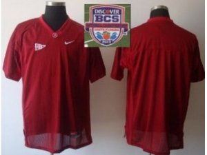 2013 BCS National Championship Alabama Crimson Blank Red Jerseys