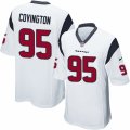 Mens Nike Houston Texans #95 Christian Covington Game White NFL Jersey