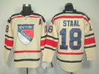 nhl new york rangers #18 staal white[2011 new]