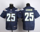 Nike San Diego Chargers #25 Gordon Dark blue jerseys(Elite)