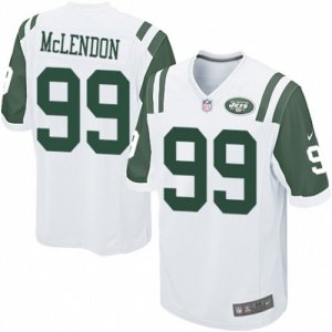 Mens Nike New York Jets #99 Steve McLendon Game White NFL Jersey