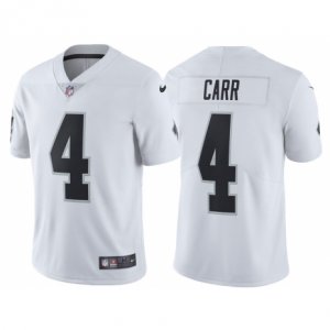 Youth 2017 Oakland Raiders #4 Derek Carr White Vapor Untouchable Limited Jersey