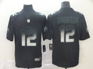 Nike Packers #12 Aaron Rodgers Black Arch Smoke Vapor Untouchable Limited Jersey