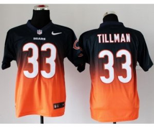 Nike jerseys chicago bears #33 charles tillman blue-orange[Elite II drift fashion]