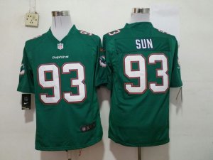 Nike Miami Dolphins #93 Ndamukong Suh green Jersey(Game)