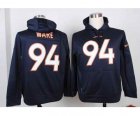 Nike jerseys denver broncos #94 ware blue[pullover hooded sweatshirt]