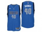 Men Dallas Mavericks #40 Harrison Barnes New Swingman Road Blue Jersey