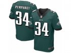 Nike Philadelphia Eagles #34 Donnel Pumphrey Elite Midnight Green Team Color NFL Jersey